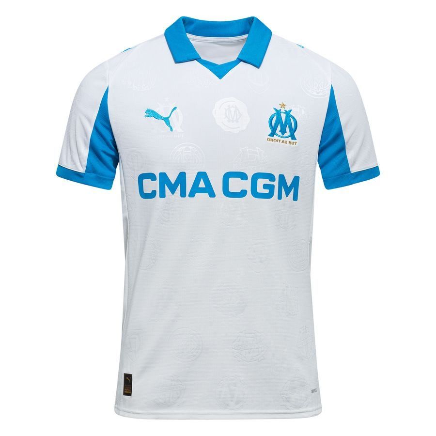 Marseille Home Shirt 2025/26 - Men's-SoccerKits Hub | Buy Soccer Jerseys Online